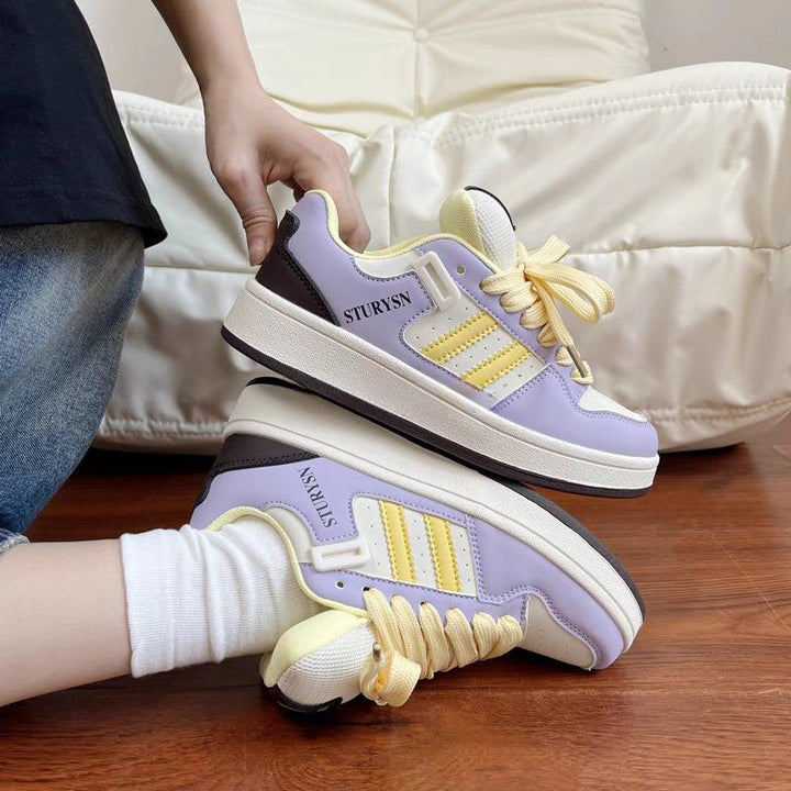 Damen Sneakers im modischen Retro-Stil mit weicher Polsterung Drune