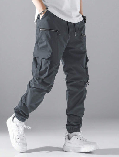 Herren Cargo-Hosen mit modernen Zipper-Taschen Drune