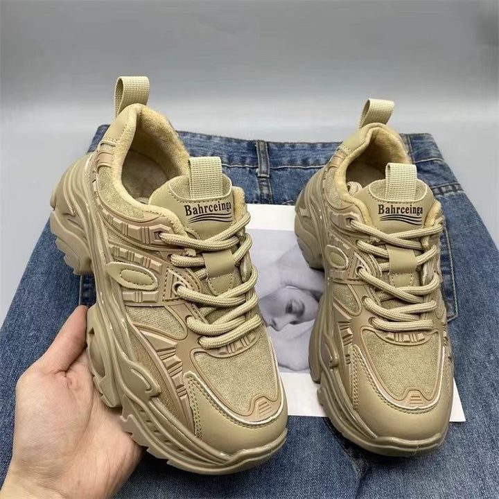 Damen Sportliche Chunky Sneakers mit gepolsterter Innensohle und atmungsaktivem Obermaterial Drune