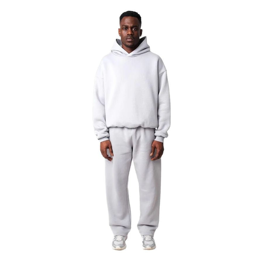 Unisex nan gemütliches Loungewear-Set mit hohem Rollkragen, relaxed-fit Sweatshirt und gerader Sweatpants Drune
