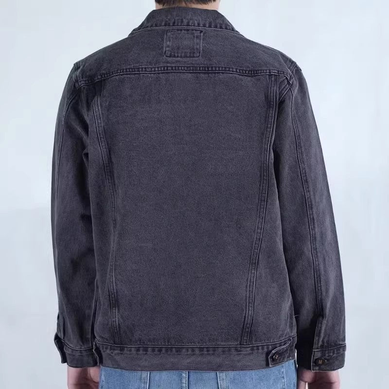 Herren Modische Denimjacke mit modernen Details Drune