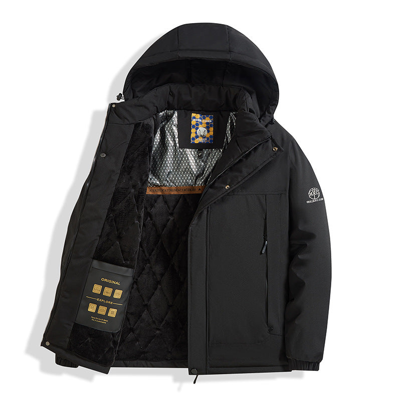 Herren Multifunktionale und warme Steppjacke Drune
