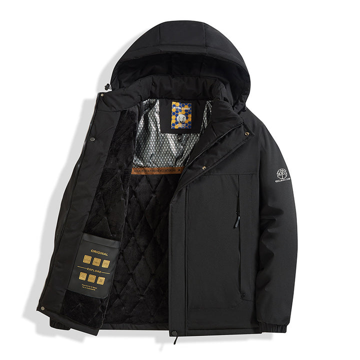 Herren Multifunktionale und warme Steppjacke Drune