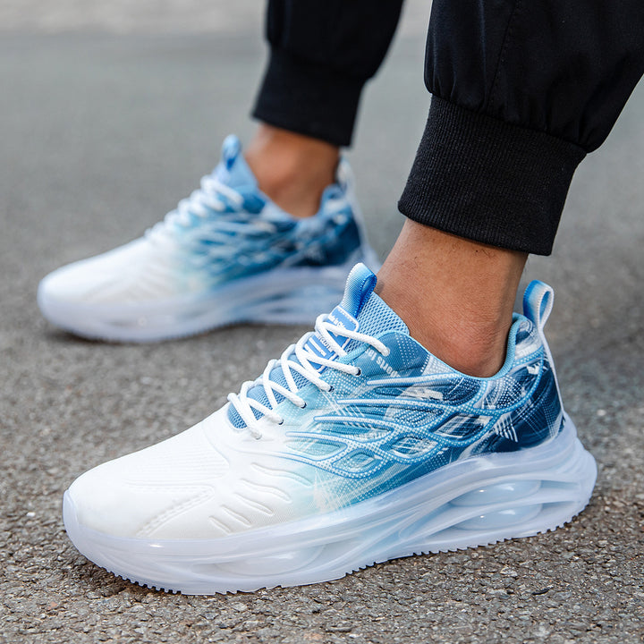 Unisex leichte Sportsneaker mit luftgepolsterter Hohlkammer-Zwischensohle Drune