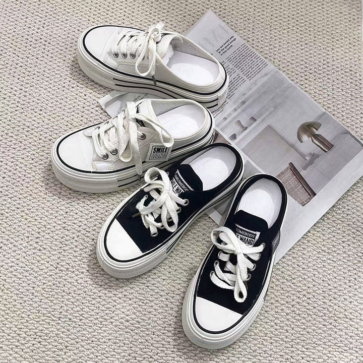 Damen Freizeitsneaker mit modischem Plateau-Design und atmungsaktivem Obermaterial Drune