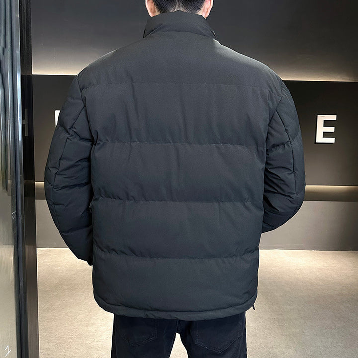 Herren Thermo-Steppjacke mit hohem Stehkragen und aufgesetzten Pattentaschen Drune