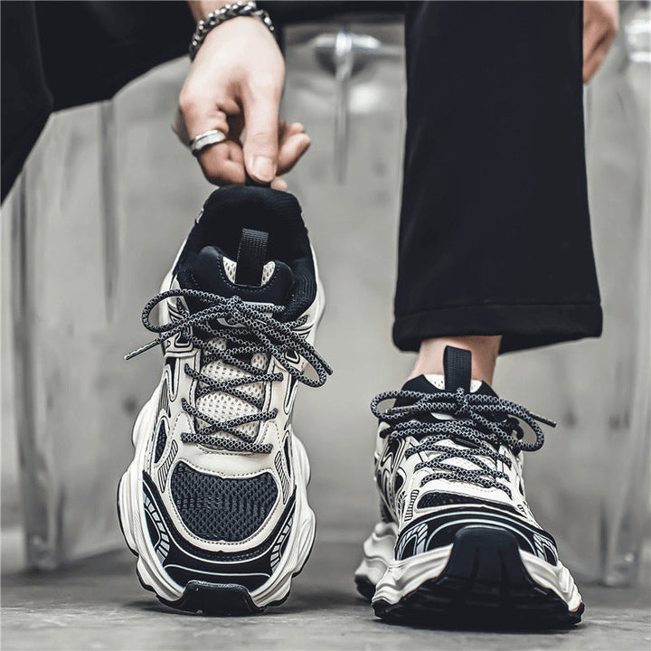 Damen Sportliche Chunky Sneakers mit atmungsaktivem Obermaterial und innovativem Sohlenprofil Drune