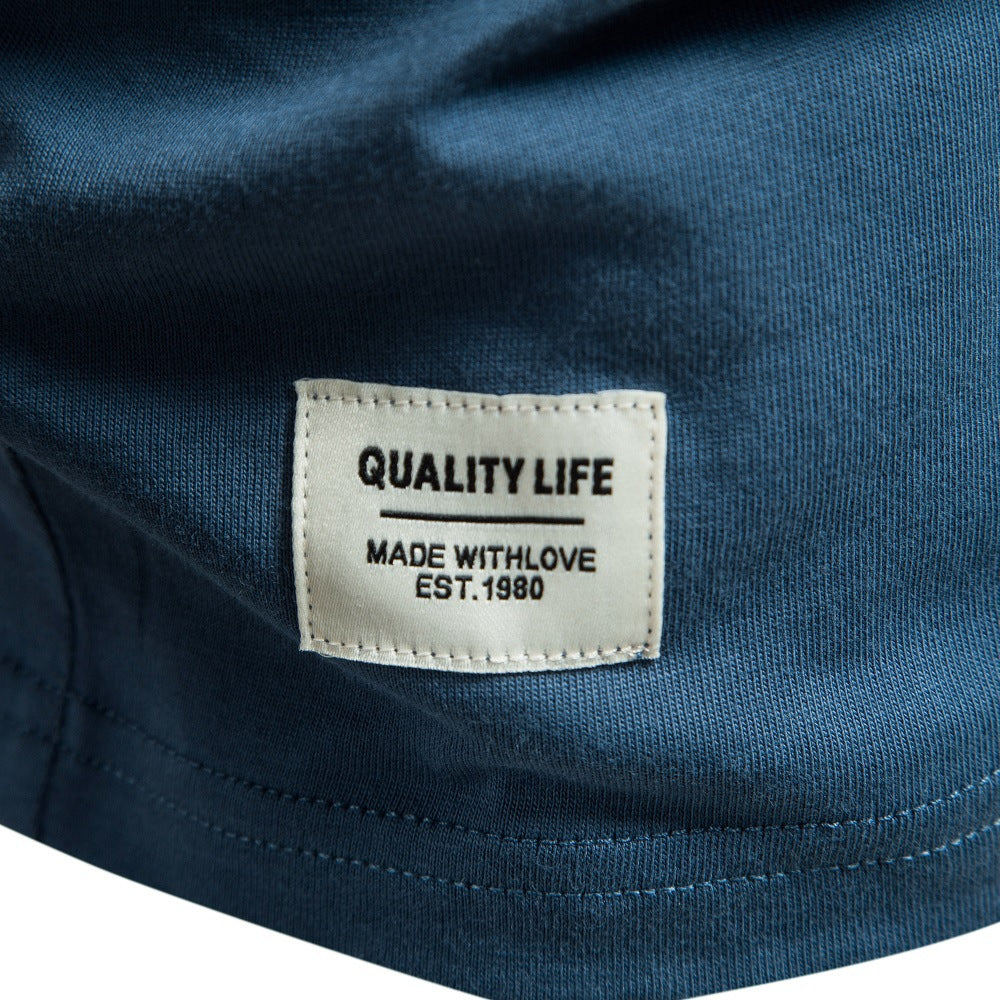 Herren Poloshirt mit modernem Stehkragen und hochwertigem Reißverschluss Drune