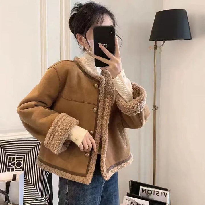 Damen Teddyjacke mit hochwertiger Innenfütterung Drune