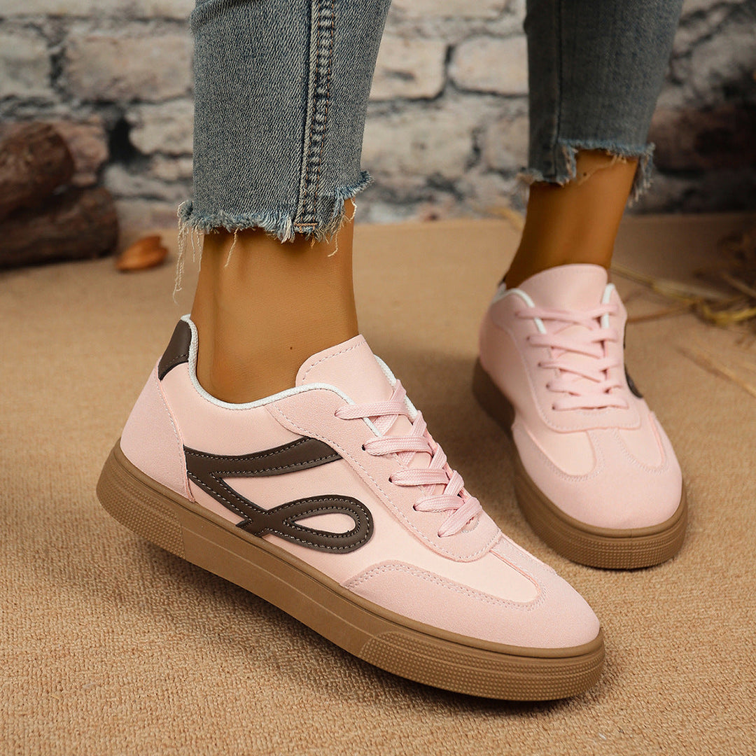 Damen Sneakers mit sportlichem Design und gepolsterter Sohle Drune