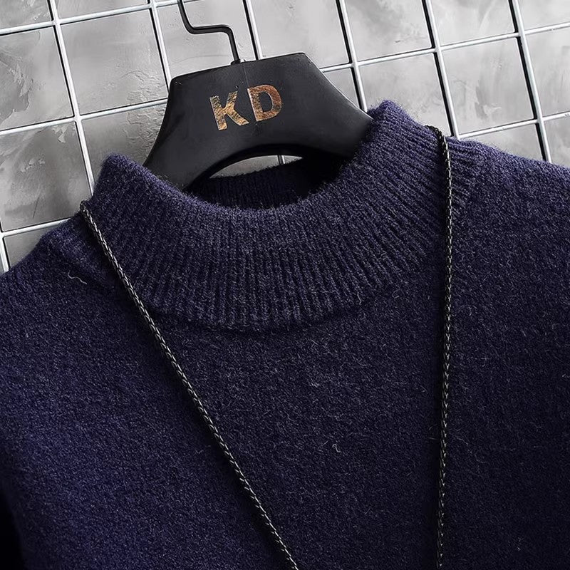Herren modischer Rollkragenpullover mit stylishen Farbverlauf Drune