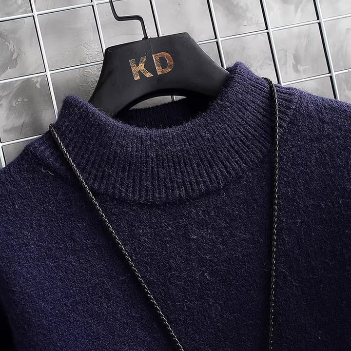 Herren modischer Rollkragenpullover mit stylishen Farbverlauf Drune
