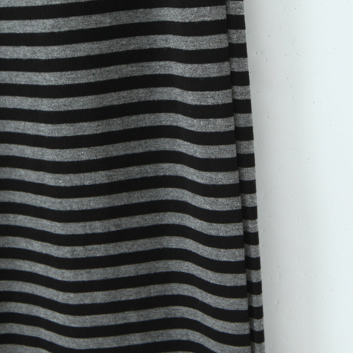 Damen Weite Streifenhose mit elastischem Bund Drune