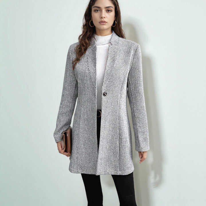 Damen eleganter Blazer mit strukturiertem Design Drune