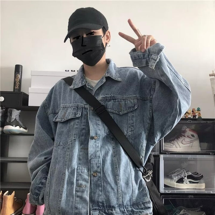 Herren Denim Überjacke Drune