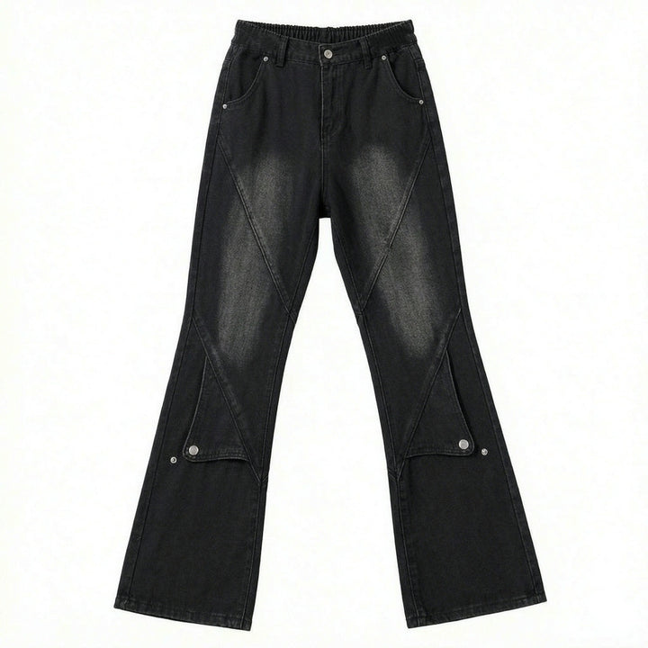 Damen Modische High-Waist Jeans Drune