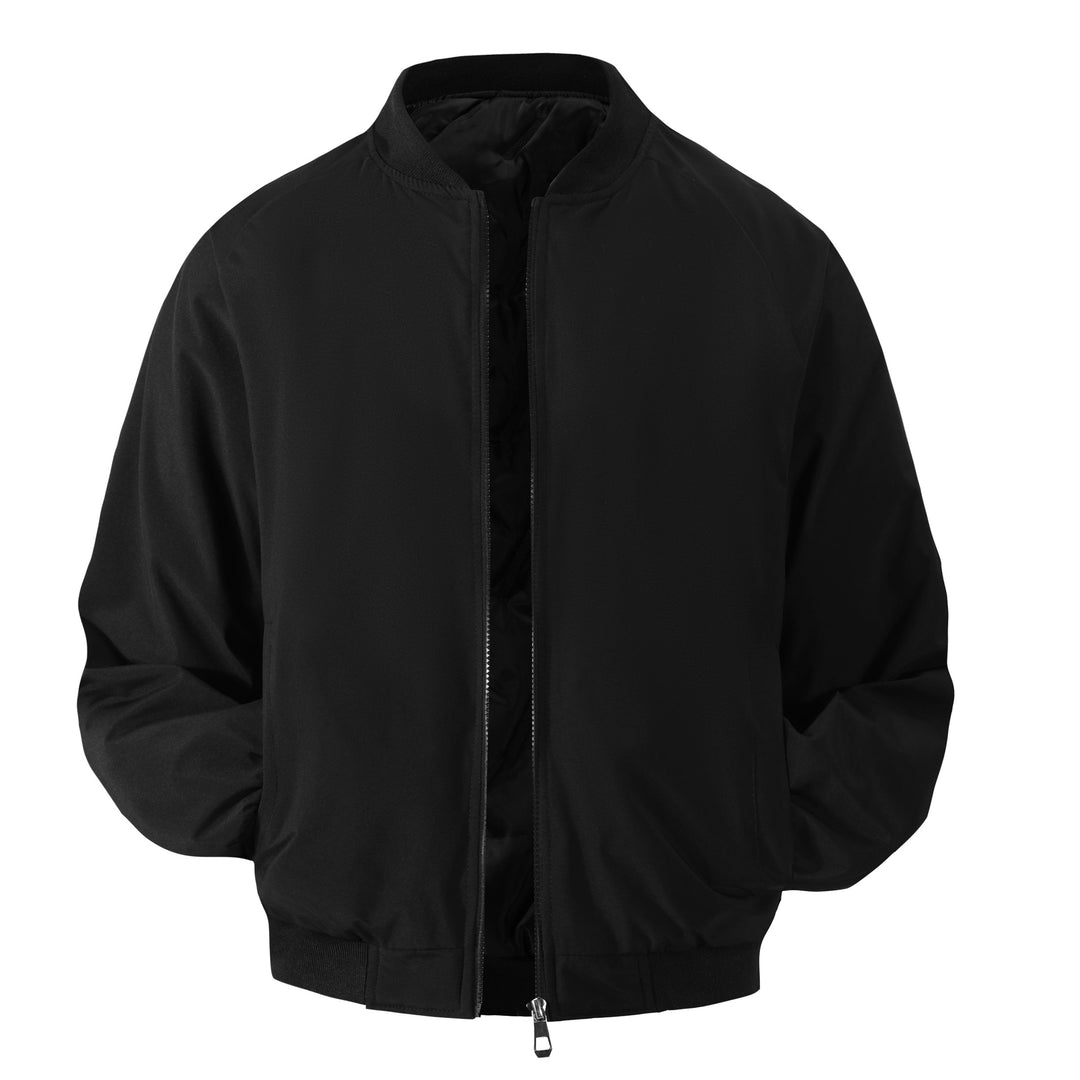 Herren Leichte Bomber-Übergangsjacke mit Raglanärmeln, geripptem Saum & windabweisender Hülle Drune