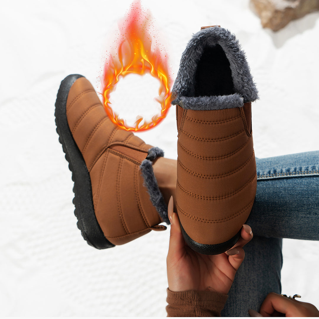 Damen Komfortable Winterboots mit kuscheligem Futter und rutschfester Sohle Drune