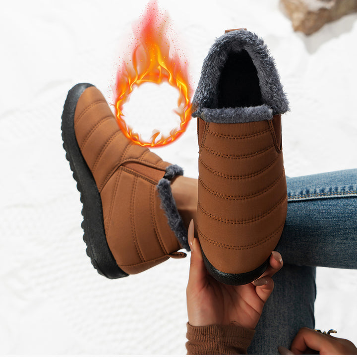 Damen Komfortable Winterboots mit kuscheligem Futter und rutschfester Sohle Drune
