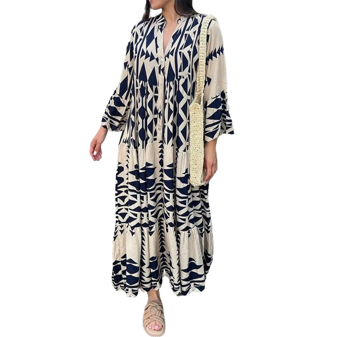 Drune | Bedrucktes Hemdkleid