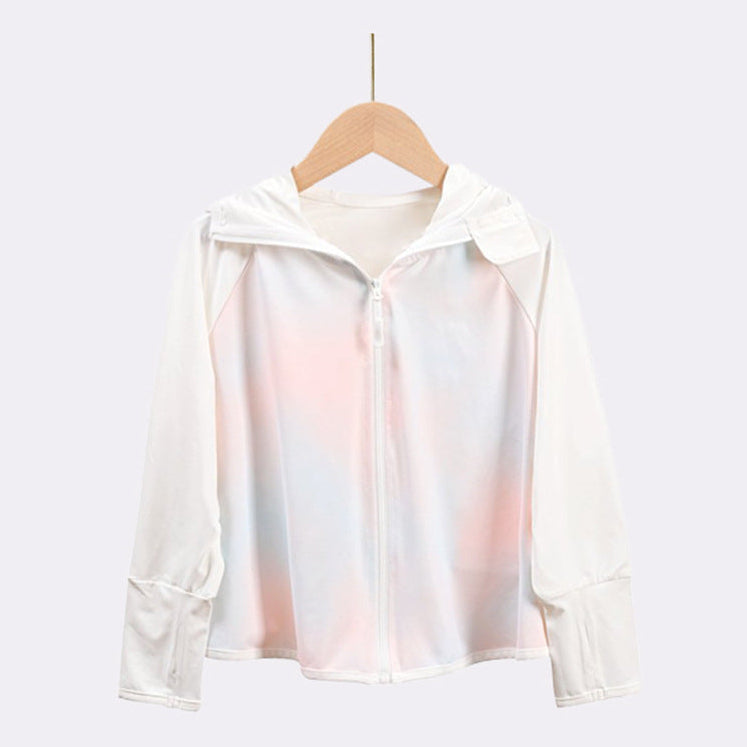 Mädchen Übergangsjacke mit Kapuze und niedlichem Tiermotiv Drune