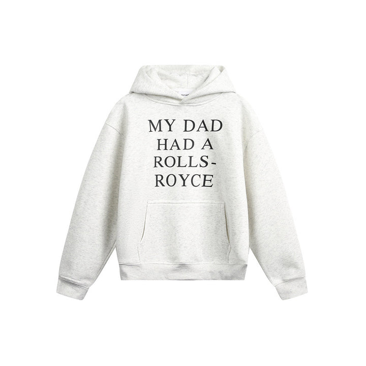 Damen Kapuzenpullover mit Statement-Print und Oversize-Schnitt Drune