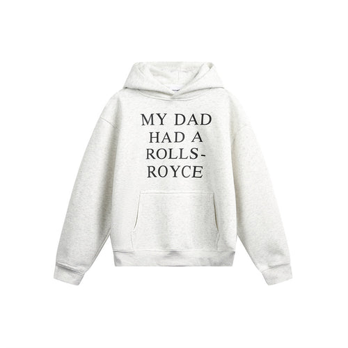 Damen Kapuzenpullover mit Statement-Print und Oversize-Schnitt Drune
