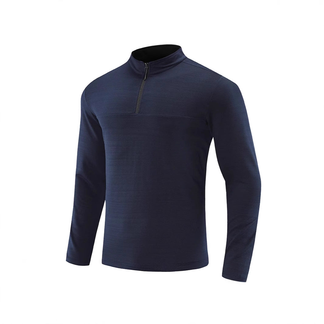 Herren Thermo-Langarmshirt mit Halbzip und Stehkragen Drune