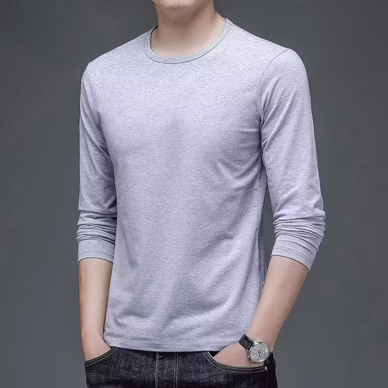 Herren Langarmshirt mit eleganter Textur Drune