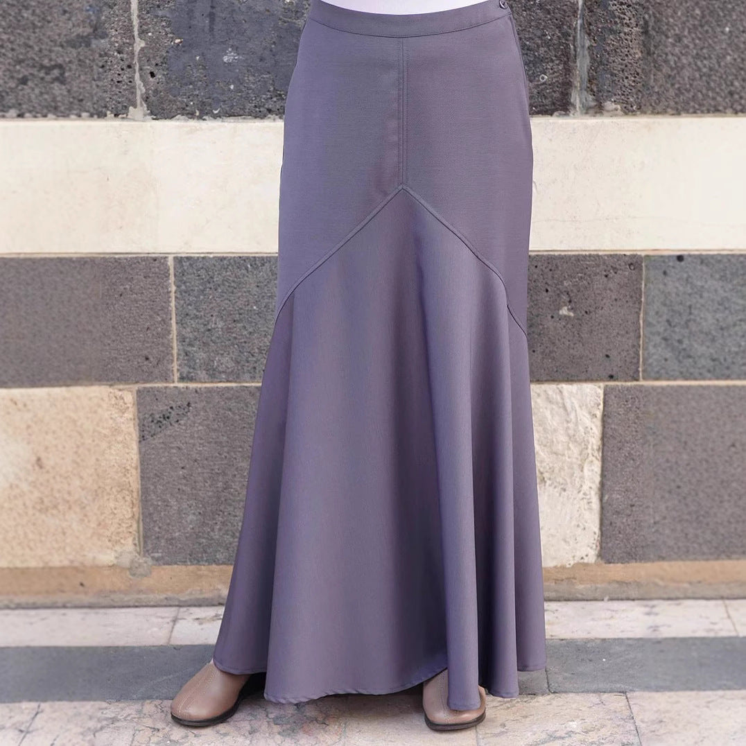 Damen Maxirock mit eleganter A-Linien-Silhouette Drune