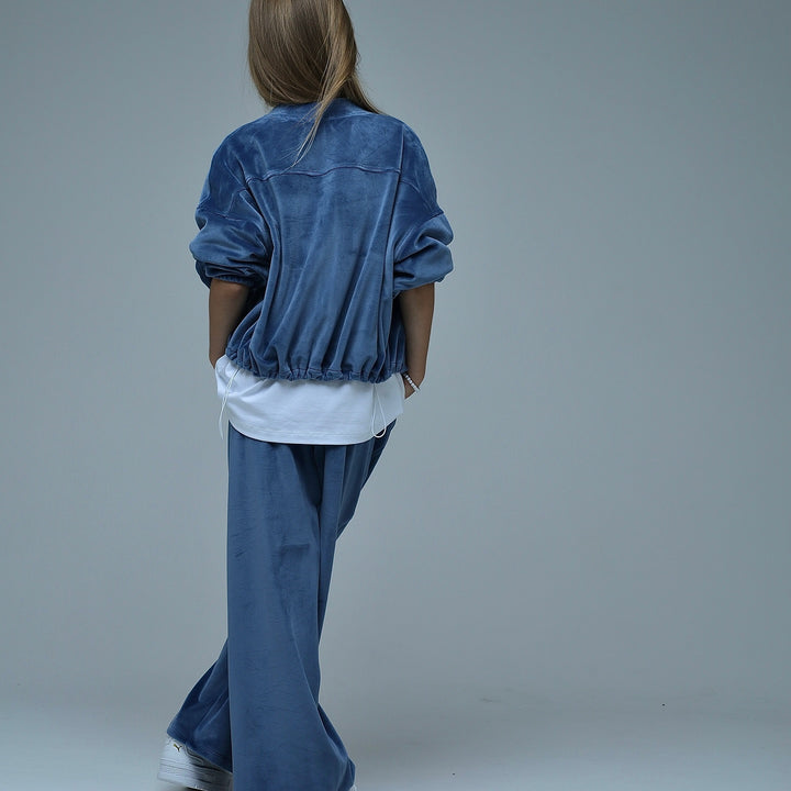 Damen Sportliche Fleecejacke mit durchgehendem Reißverschluss und lässigem Schnitt Drune