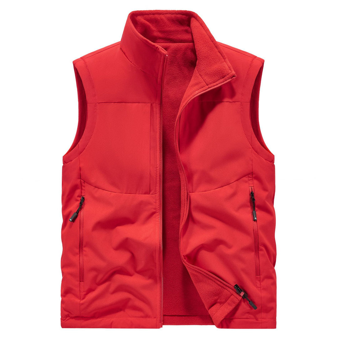 Damen Bequeme Fleece-Weste Drune