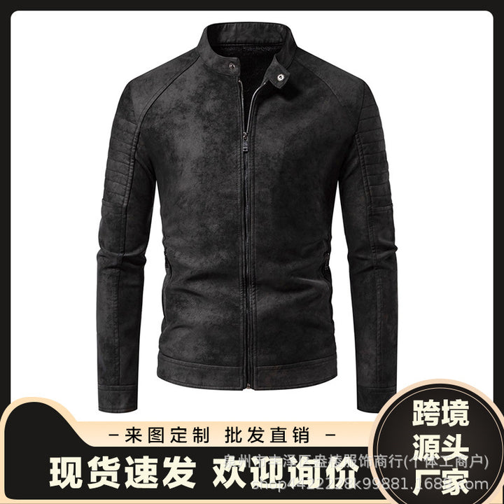 Herren Modische Bikerjacke Drune