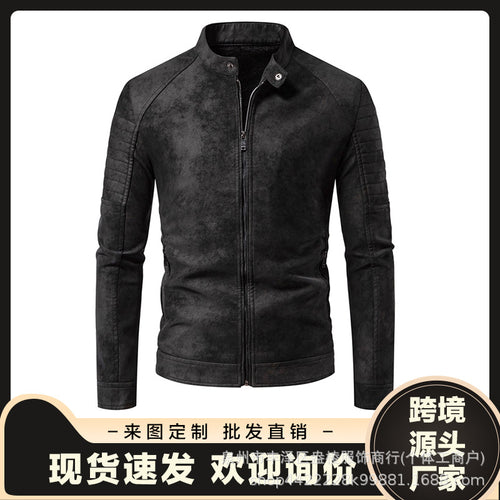 Herren Modische Bikerjacke Drune