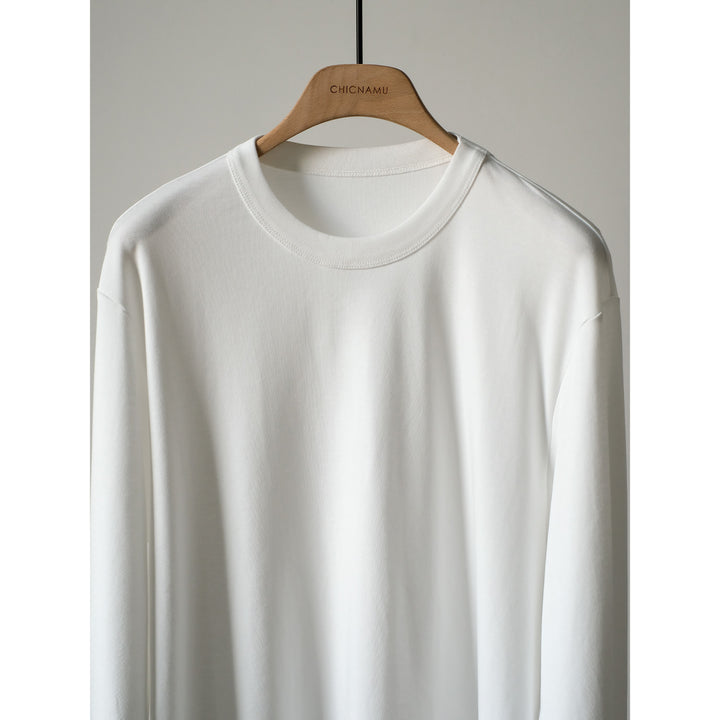 Damen Bequeme Langarm-T-Shirt Drune