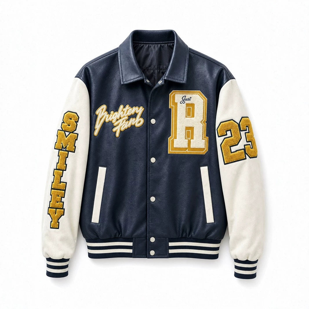 Herren Modische Collegejacke Drune