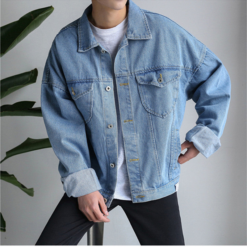 Herren Lässige Denimjacke Drune