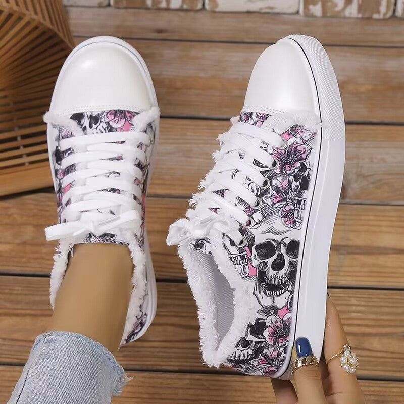 Damen Freizeitsneaker mit modischem Denim-Design und rutschfester Gummisohle Drune
