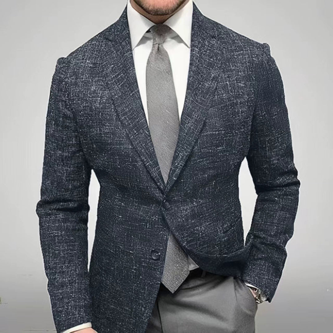 Herren modischer karierten Blazer mit hohem Tragekomfort und eleganten Details Drune