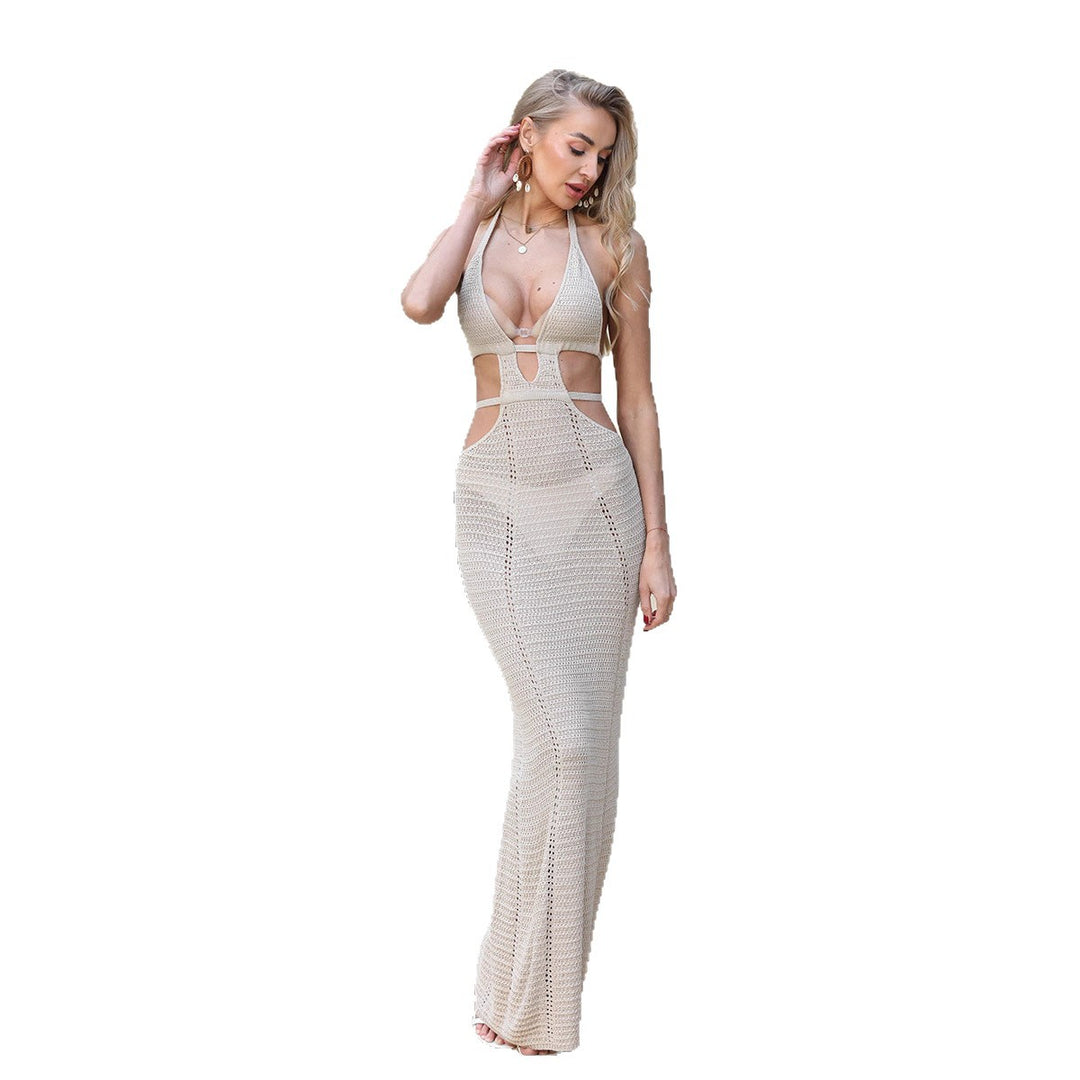 Damen Strickfreizeitkleid mit raffinierten Cut-Outs Drune