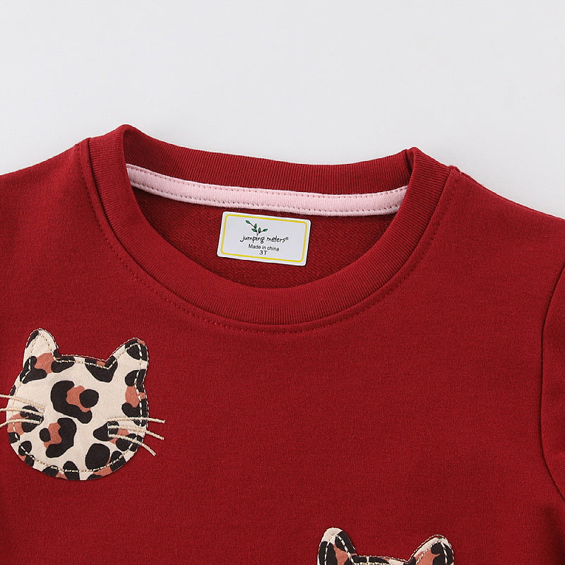 Mädchen Wohlfühlkleid mit Tierstickerei Drune