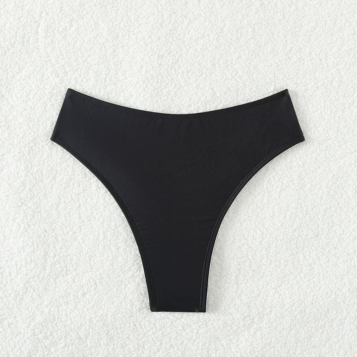 Damen Hochgeschnittene Bikinihose mit nahtloser Verarbeitung und komfortablem Sitz Drune