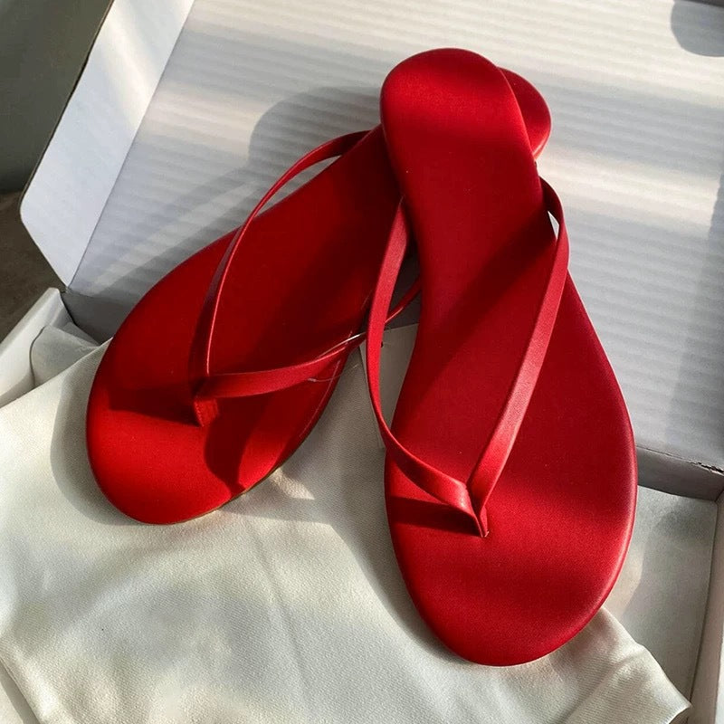 Damen Flip-Flops mit rutschfester Sohle und stylischem Riemendesign Drune