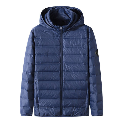 Herren Ultraleichte gesteppte Thermojacke mit Kapuze Drune