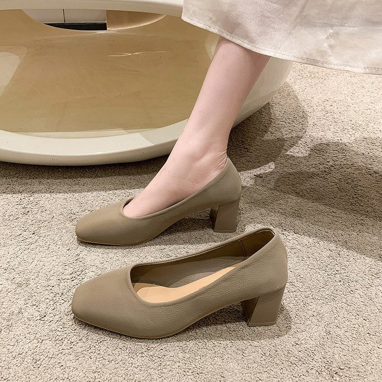 Damen Bequeme Blockabsatzpumps Drune