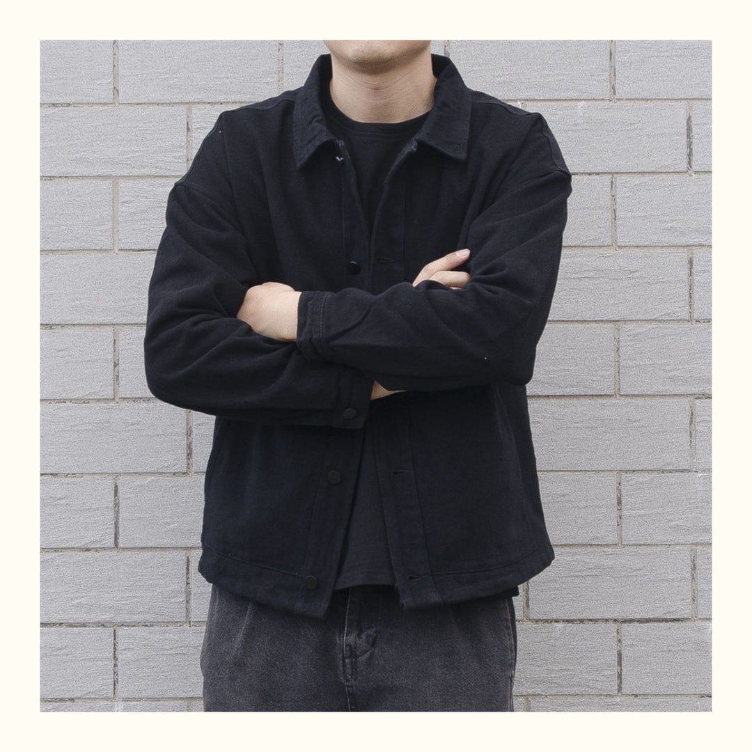 Herren Lässige Überjacke Drune