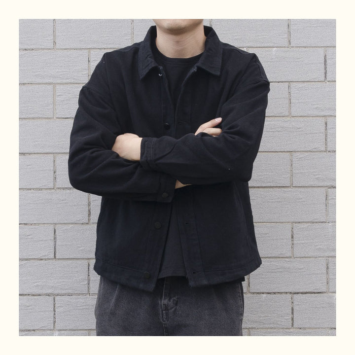 Herren Lässige Überjacke Drune