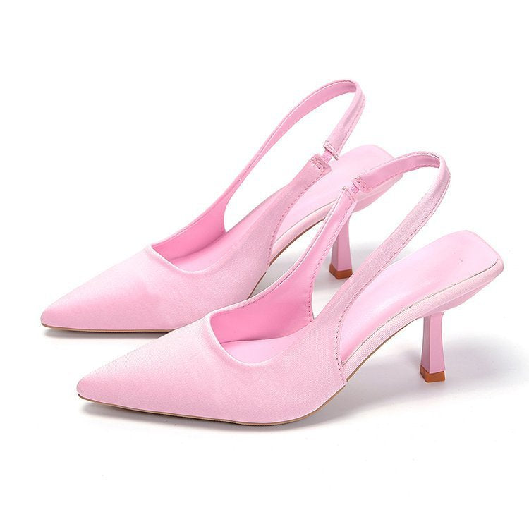 Damen Slingback-Pumps mit spitzer Zehenpartie und schmalem Kitten-Heel Drune