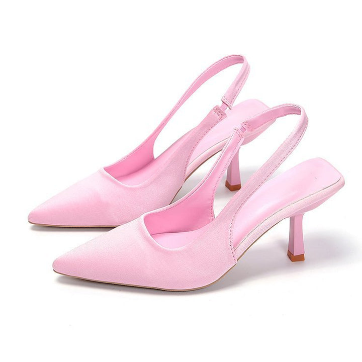 Damen Slingback-Pumps mit spitzer Zehenpartie und schmalem Kitten-Heel Drune