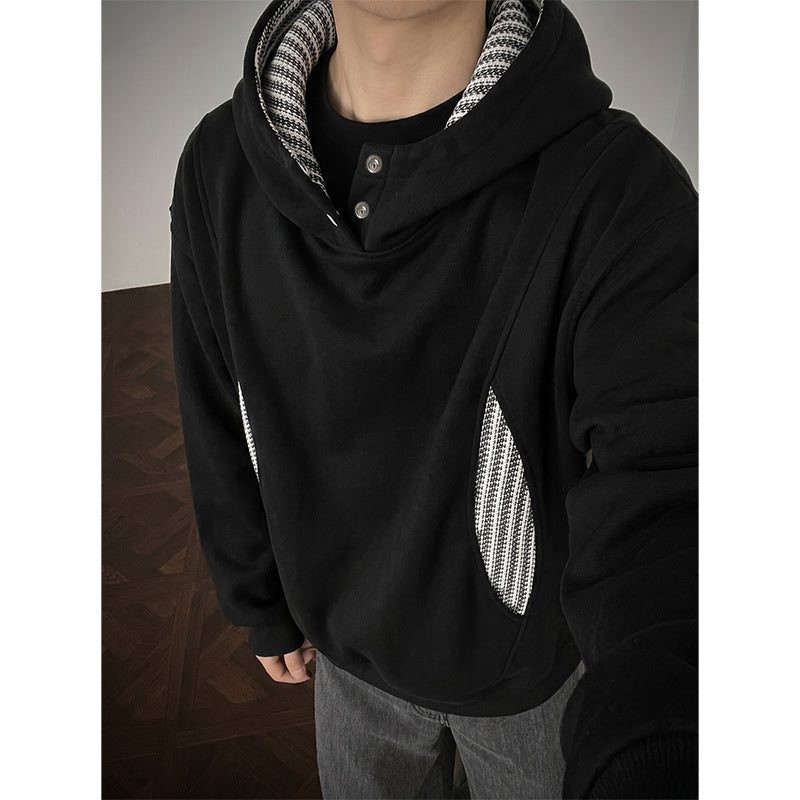 Herren Oversized Kapuzenpullover Drune